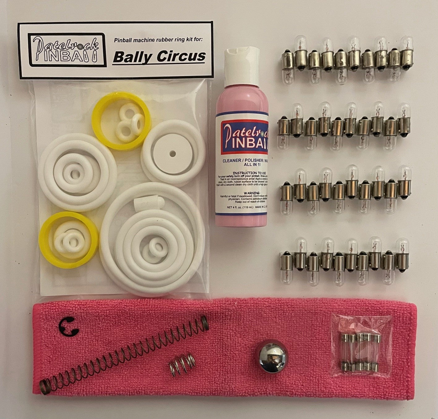 Bally Circus Pinball Machine Maintenance Kit