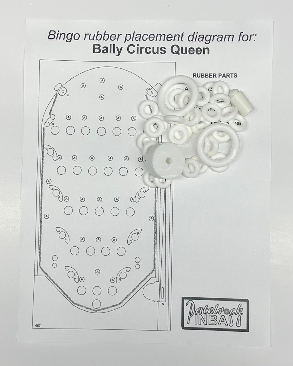 Bally Circus Queen Bingo Machine Maintenance Kit