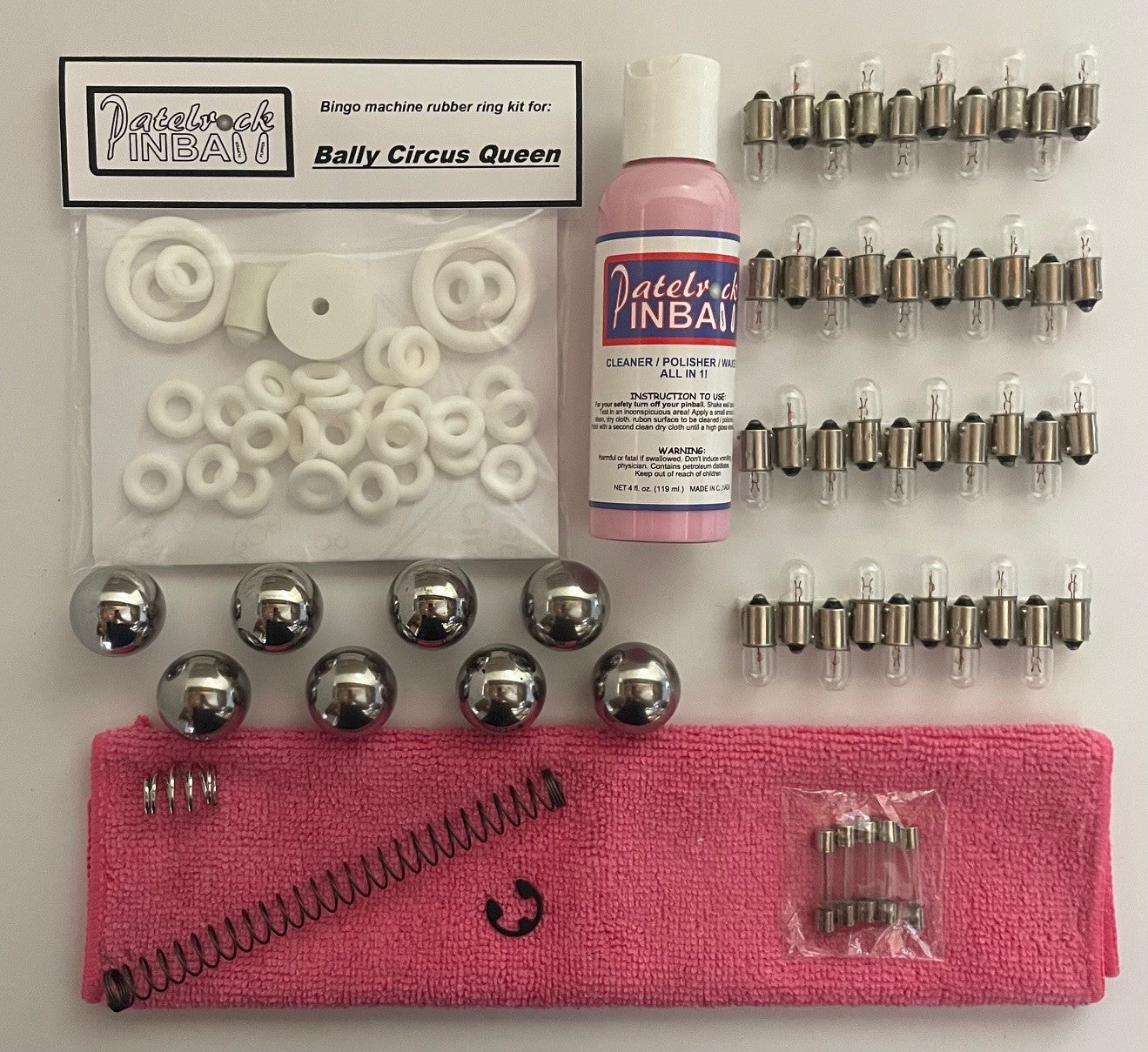 Bally Circus Queen Bingo Machine Maintenance Kit