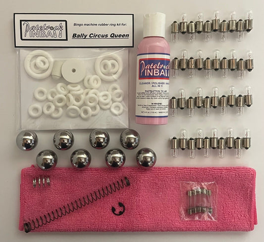 Bally Circus Queen Bingo Machine Maintenance Kit