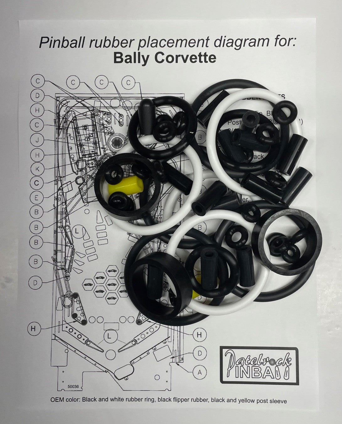Bally Corvette Pinball Machine Maintenance Kit