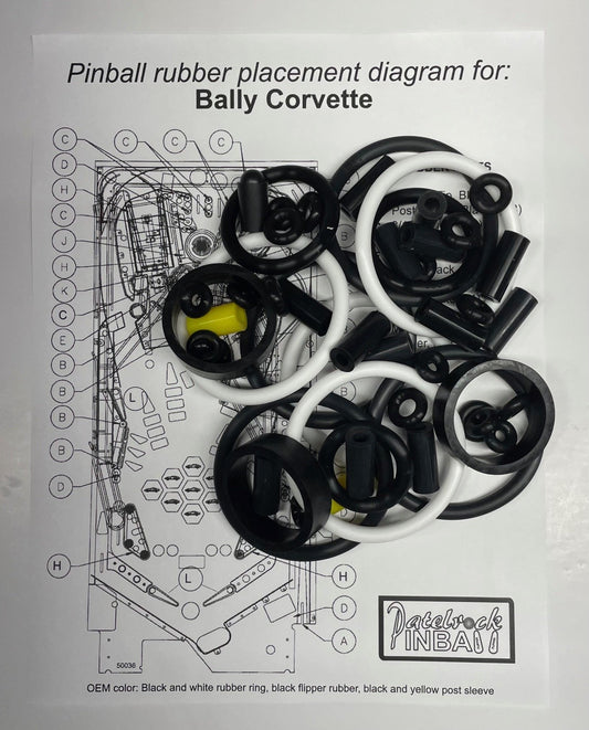 Bally Corvette Pinball Machine Maintenance Kit