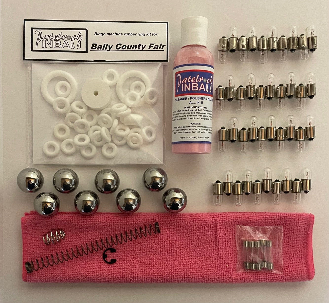 Bally County Fair Bingo Machine Maintenance Kit