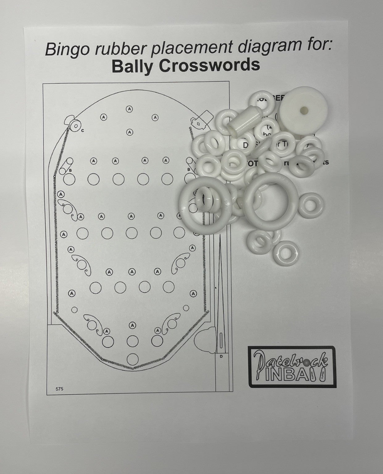 Bally Crosswords Bingo Machine Rubber Ring Kit