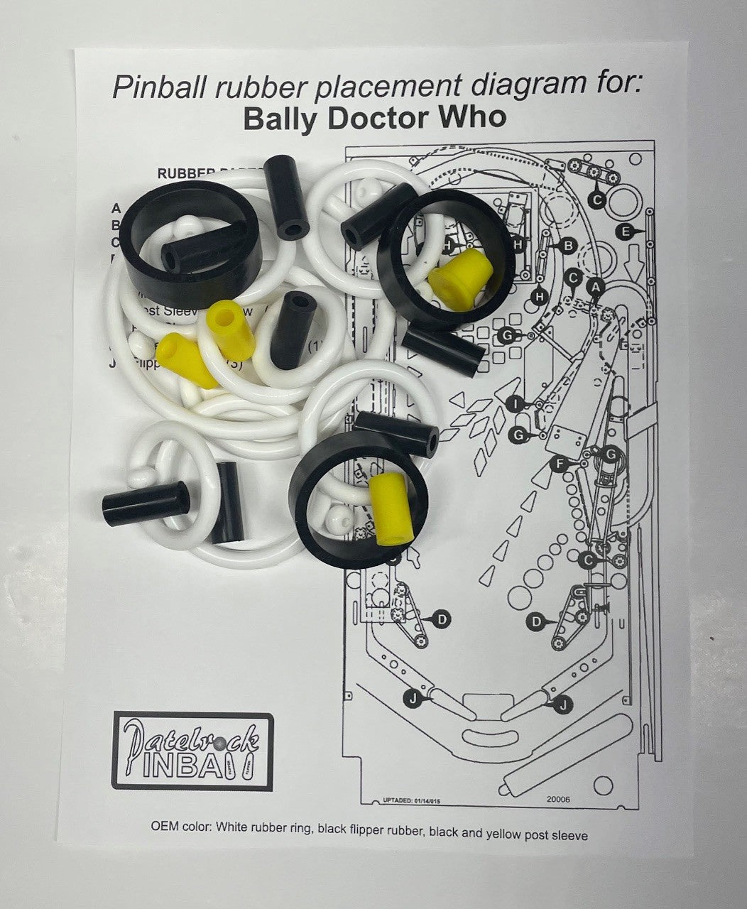 Bally Doctor Who Pinball Machine Maintenance Kit