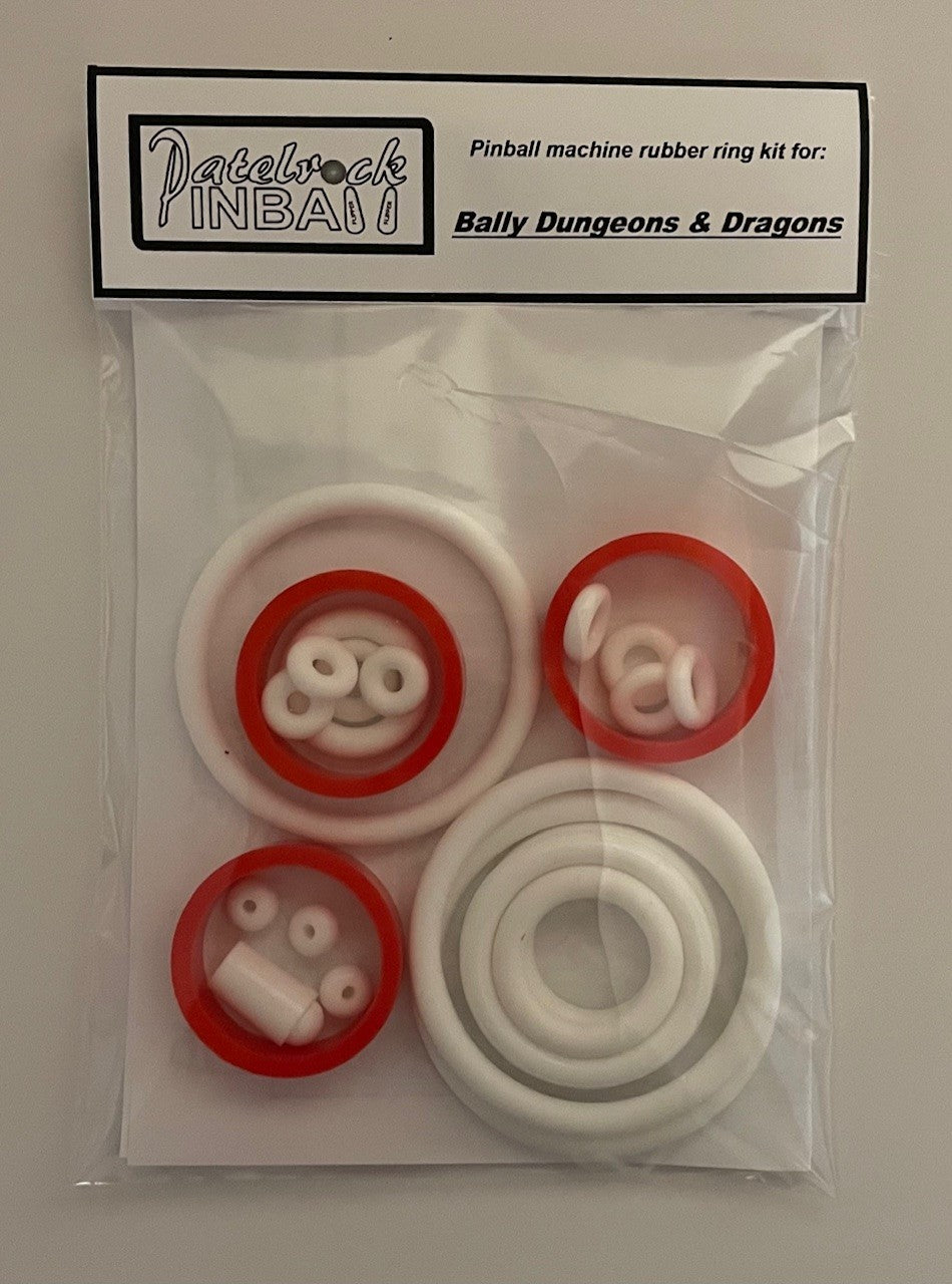 Bally Dungeons & Dragons Pinball Machine Rubber Ring Kit