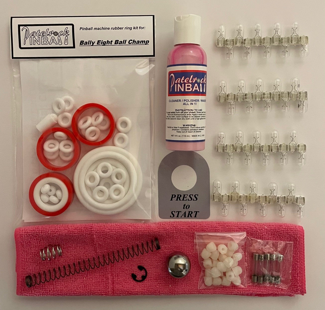 Bally Eight Ball Champ Pinball Machine Maintenance Kit