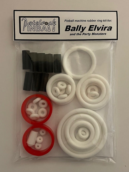 Bally Elvira and the Party Monsters Pinball Machine Rubber Ring Kit