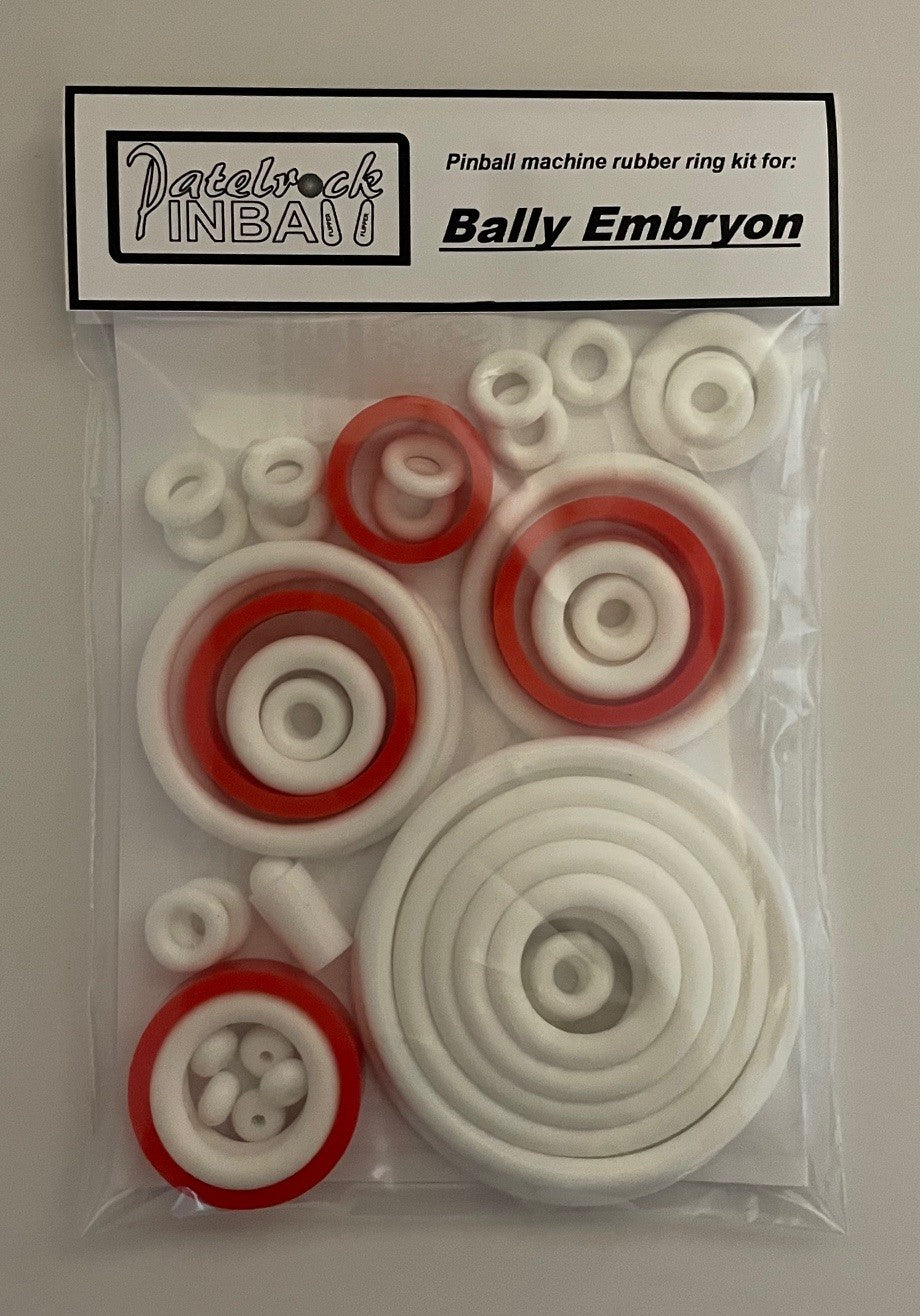 Bally Embryon Pinball Machine Rubber Ring Kit