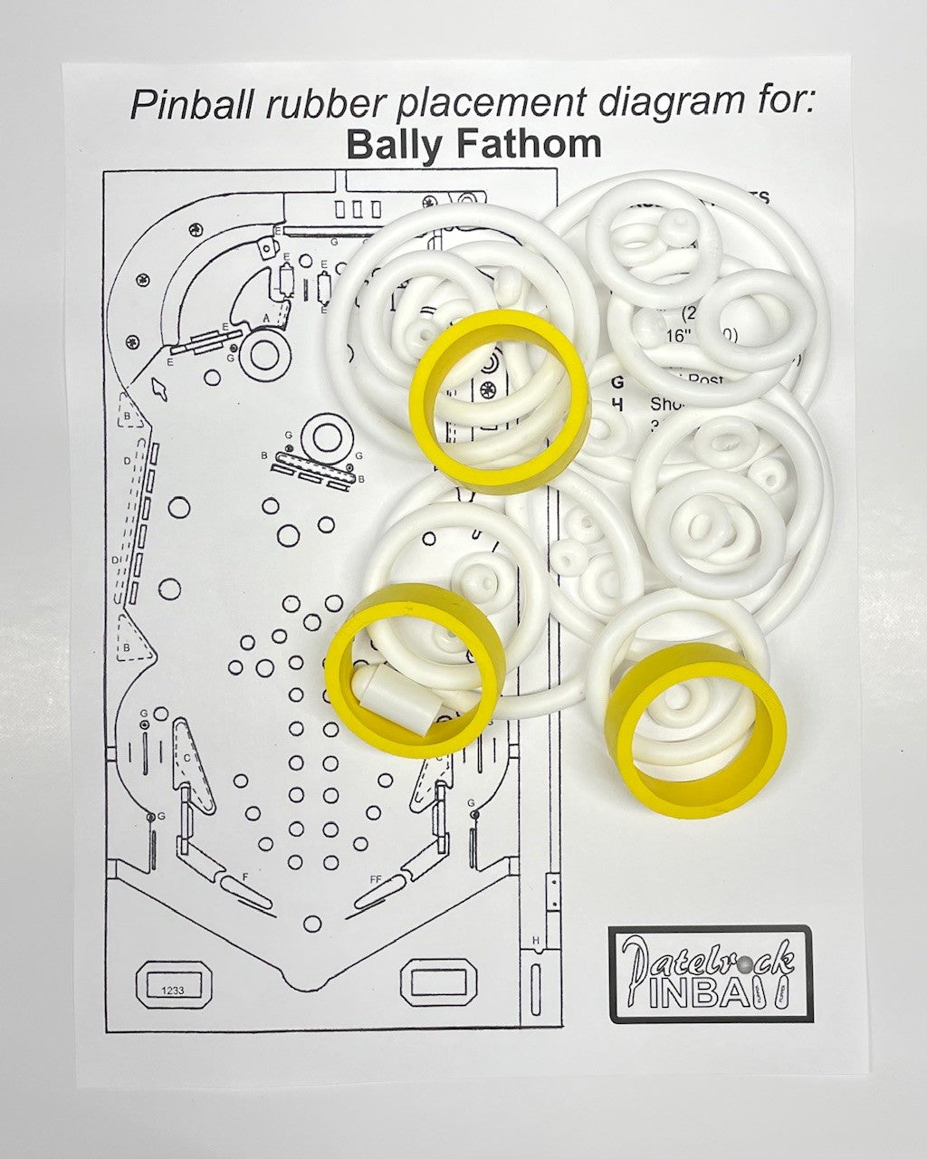 Bally Fathom Pinball Machine Maintenance Kit
