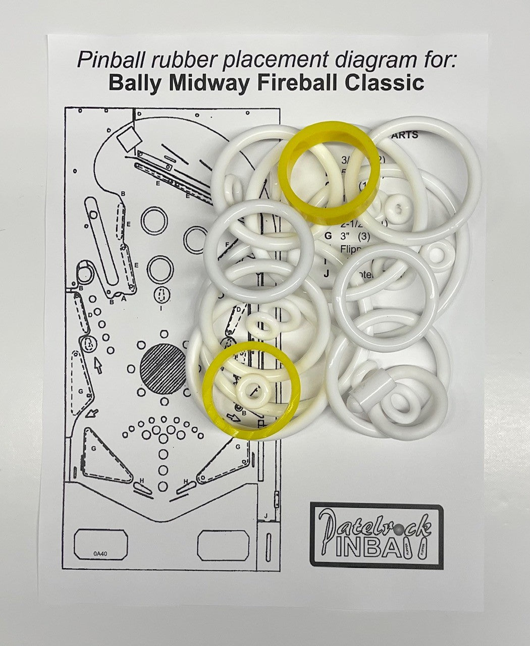Bally Fireball Classic Pinball Machine Maintenance Kit