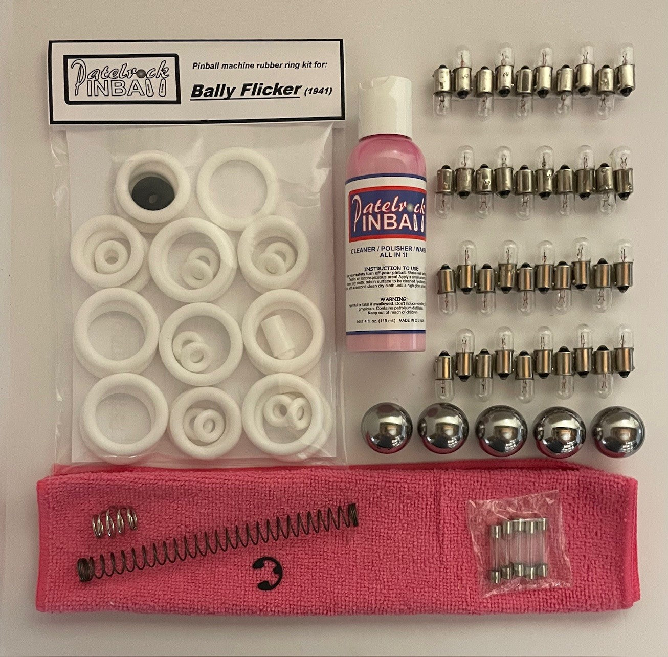 Bally Flicker (1941) Pinball Machine Maintenance Kit