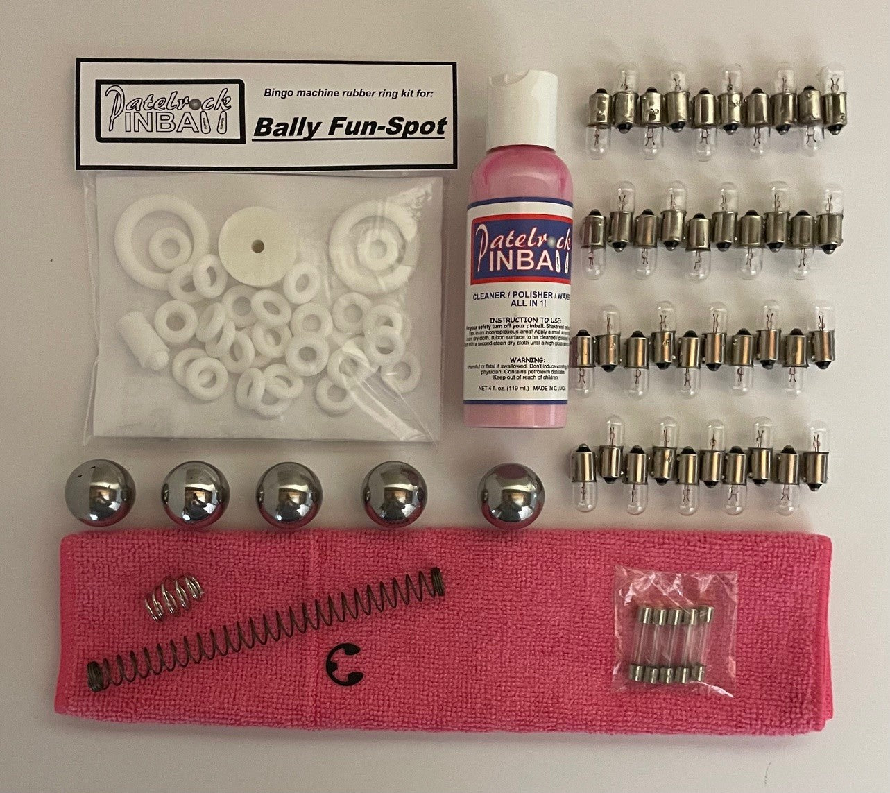Bally Fun Spot Bingo Machine Maintenance Kit