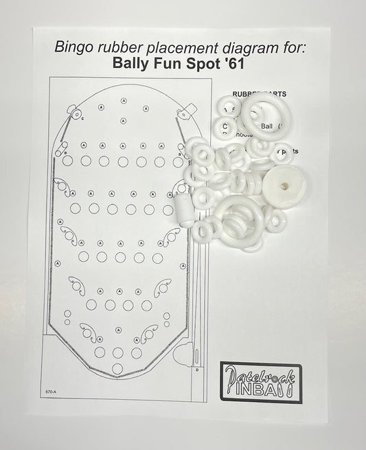 Bally Fun Spot '61 Bingo Machine Maintenance Kit