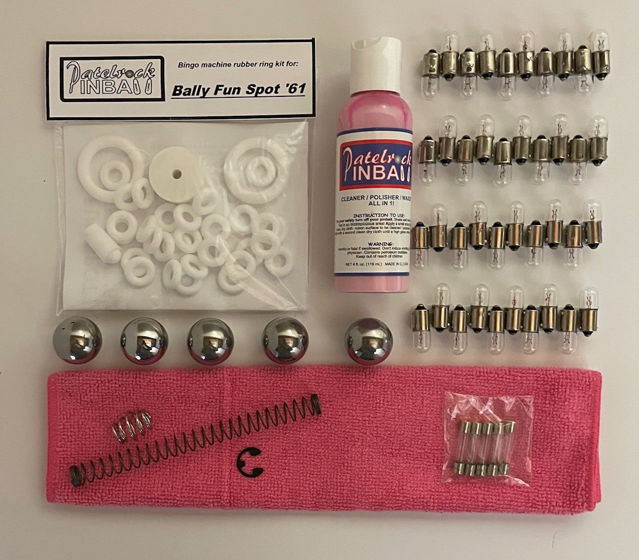 Bally Fun Spot '61 Bingo Machine Maintenance Kit