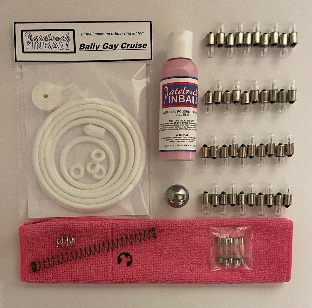 Bally Gay Cruise Pinball Machine Maintenance Kit