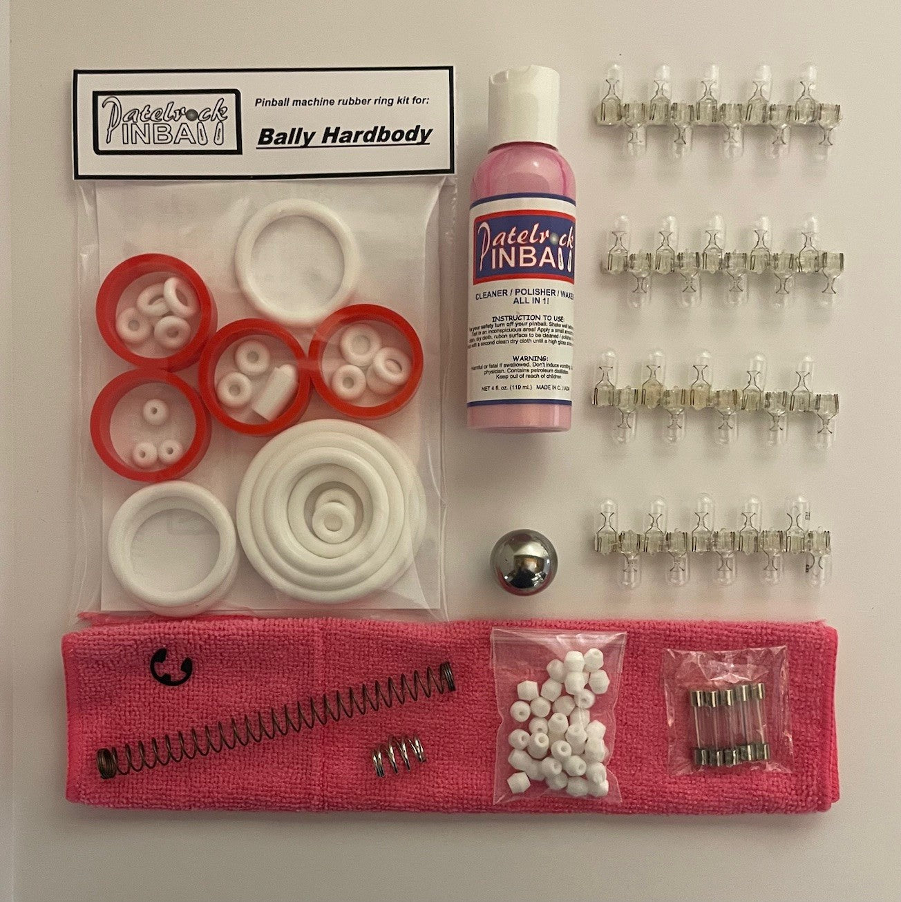 Bally Hardbody Pinball Machine Maintenance Kit