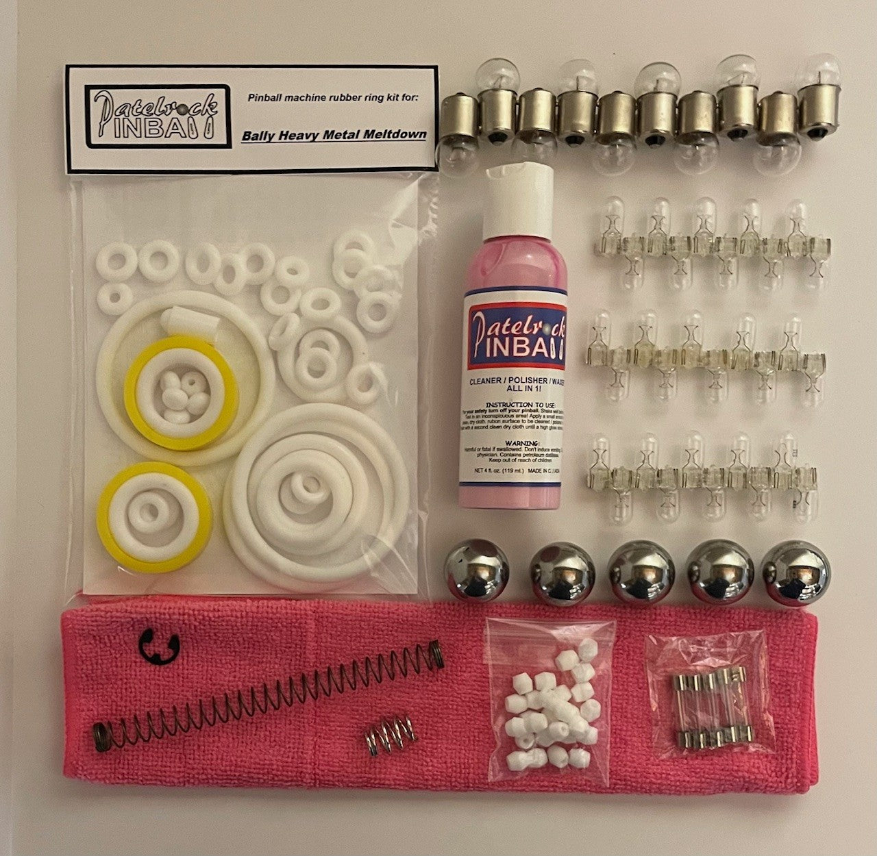 Bally Heavy Metal Meltdown Pinball Machine Maintenance Kit