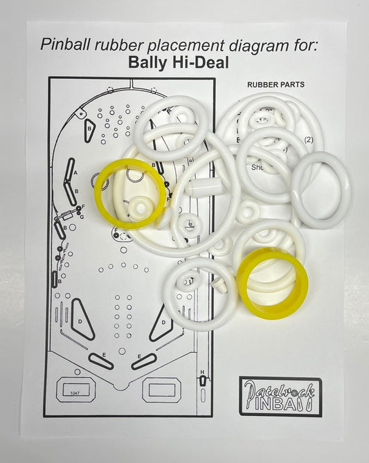 Bally Hi Deal Pinball Machine Rubber Ring Kit