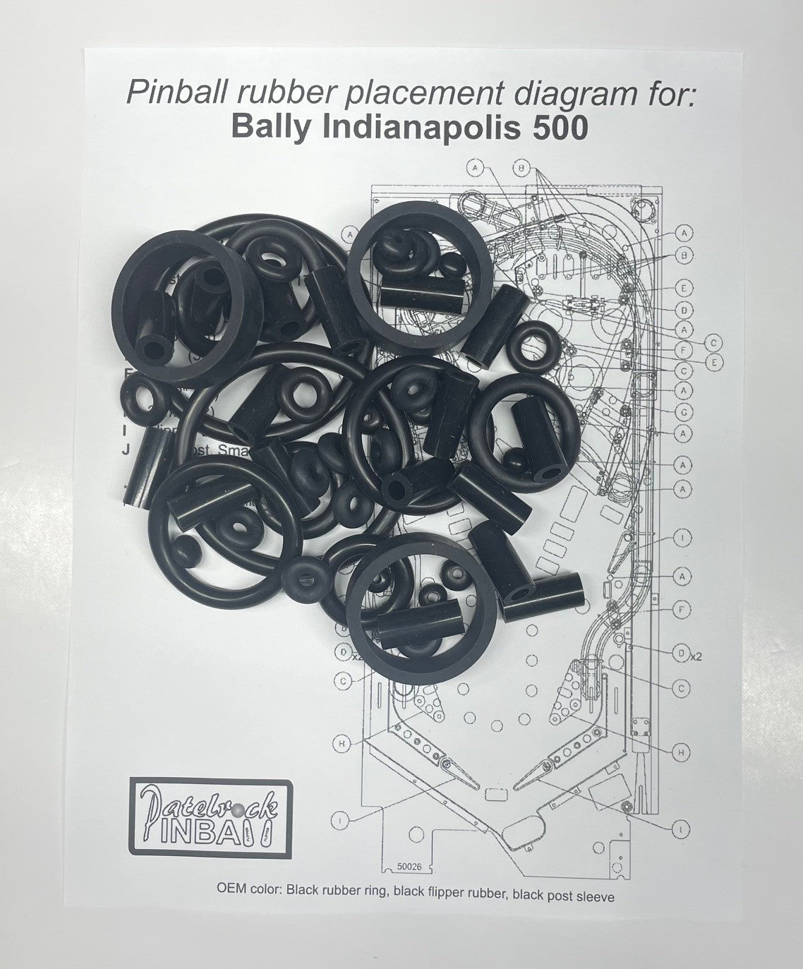 Bally Indianapolis 500 Pinball Machine Maintenance Kit