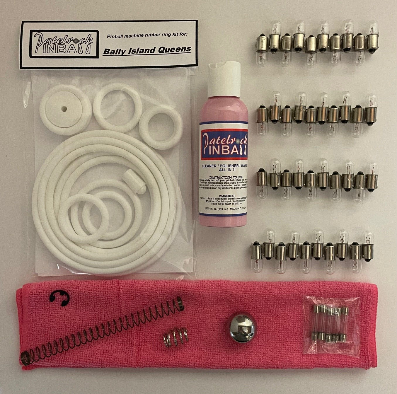 Bally Island Queens Pinball Machine Maintenance Kit