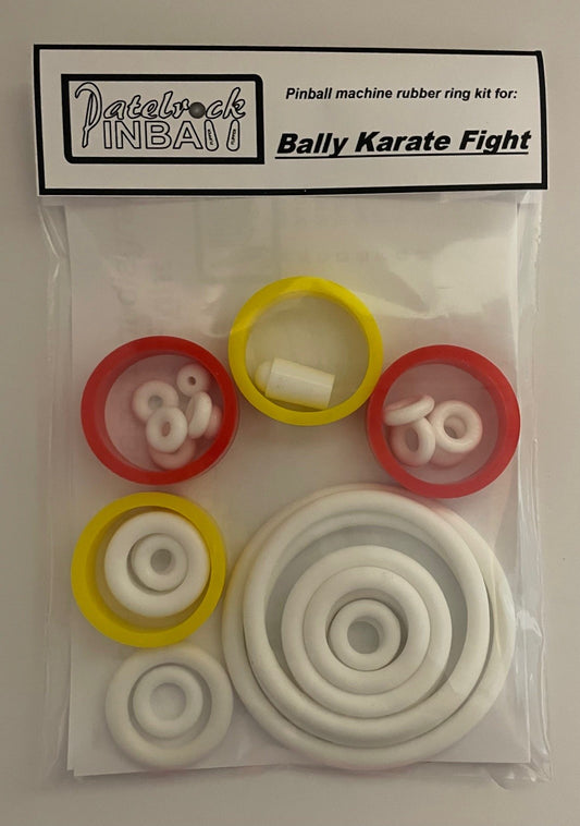 Bally Karate Fight Pinball Machine Rubber Ring Kit