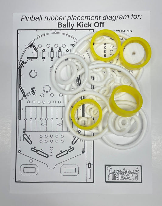 Bally Kick Off Pinball Machine Maintenance Kit