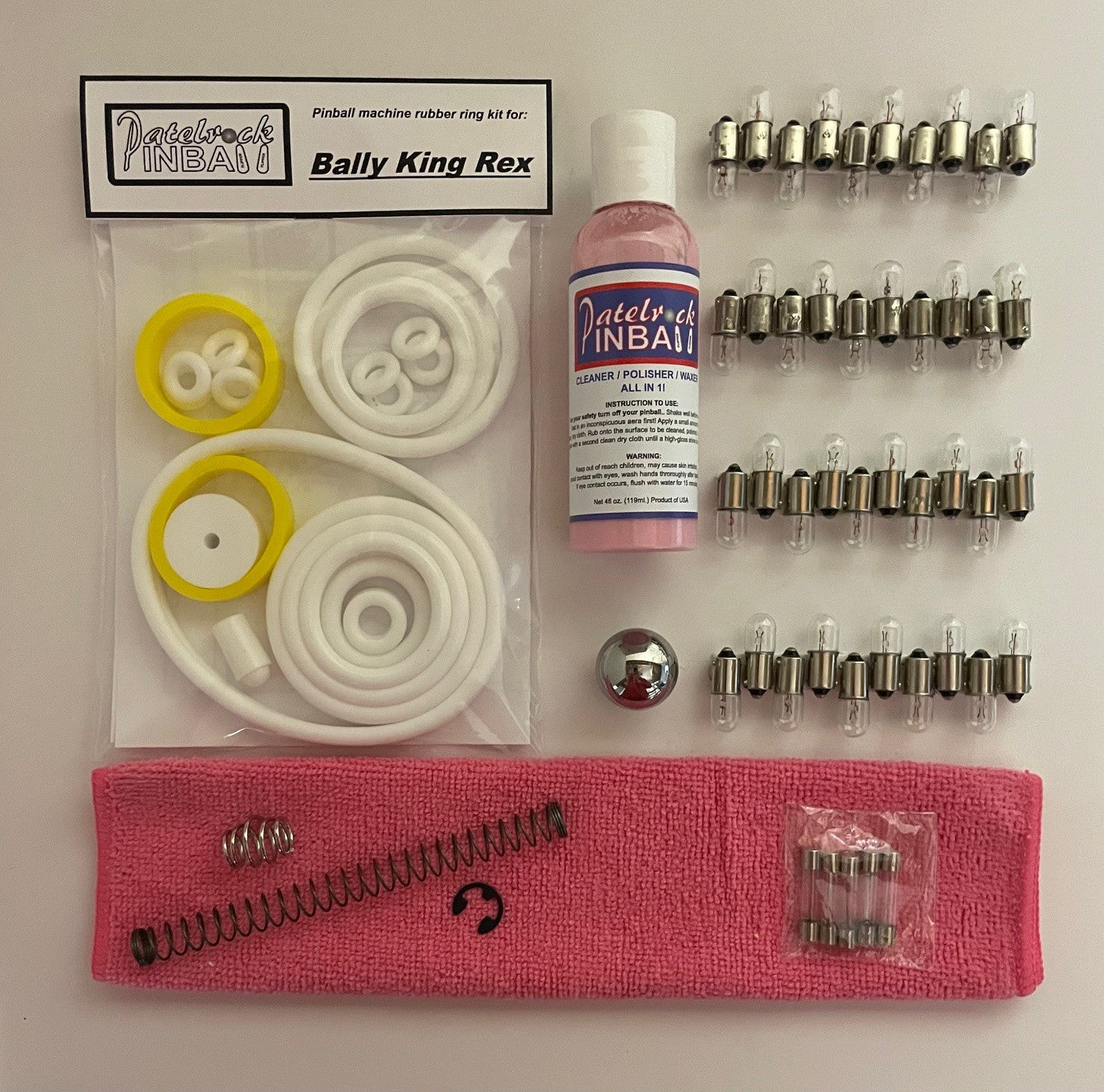 Bally King Rex Pinball Machine Maintenance Kit