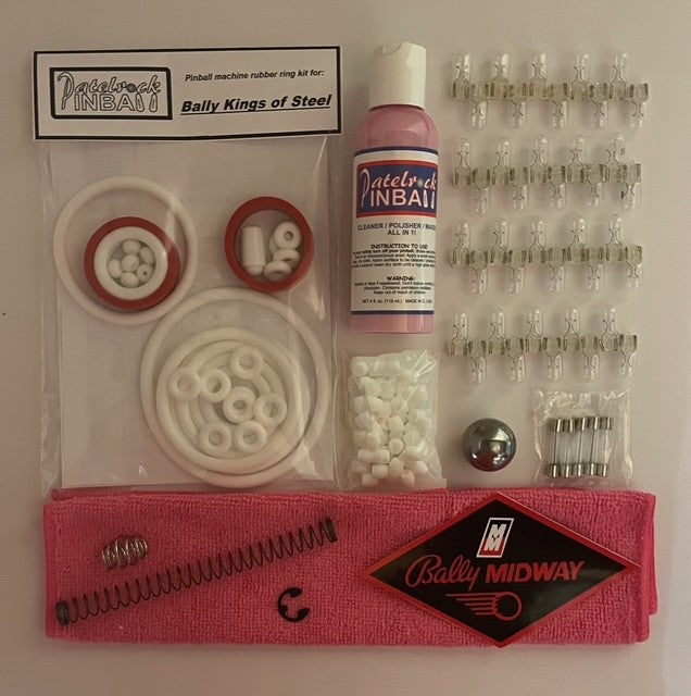 Bally Kings of Steel Pinball Machine Maintenance Kit