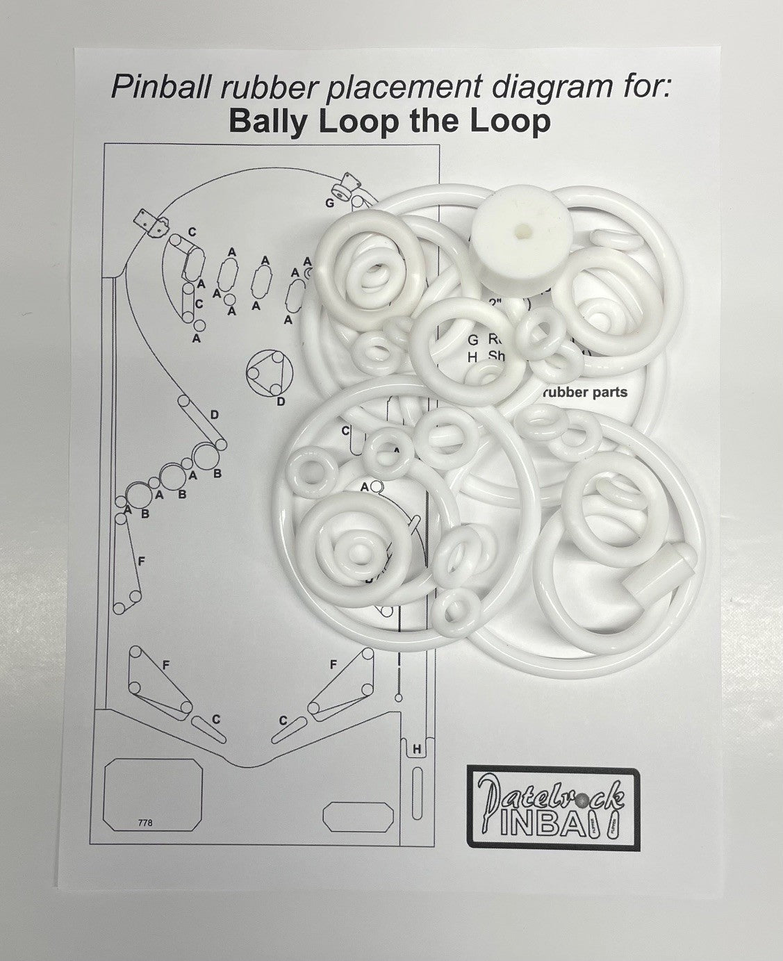 Bally Loop the Loop Pinball Machine Maintenance Kit