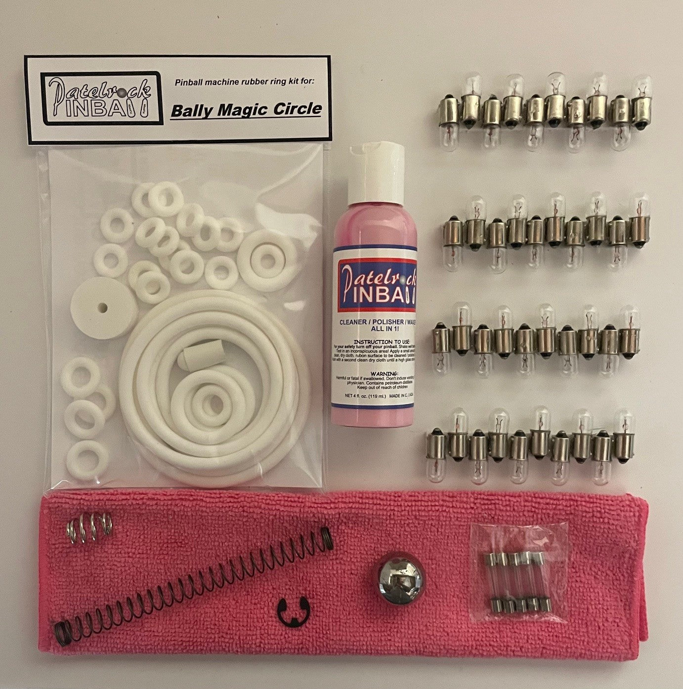 Bally Magic Circle Pinball Machine Maintenance Kit