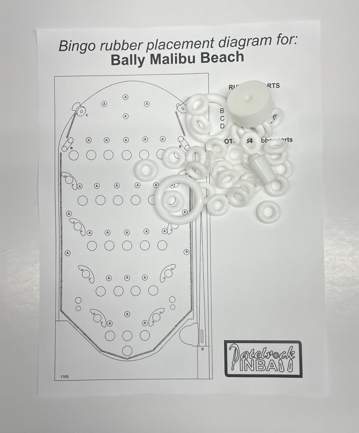 Bally Malibu Beach Bingo Machine Maintenance Kit