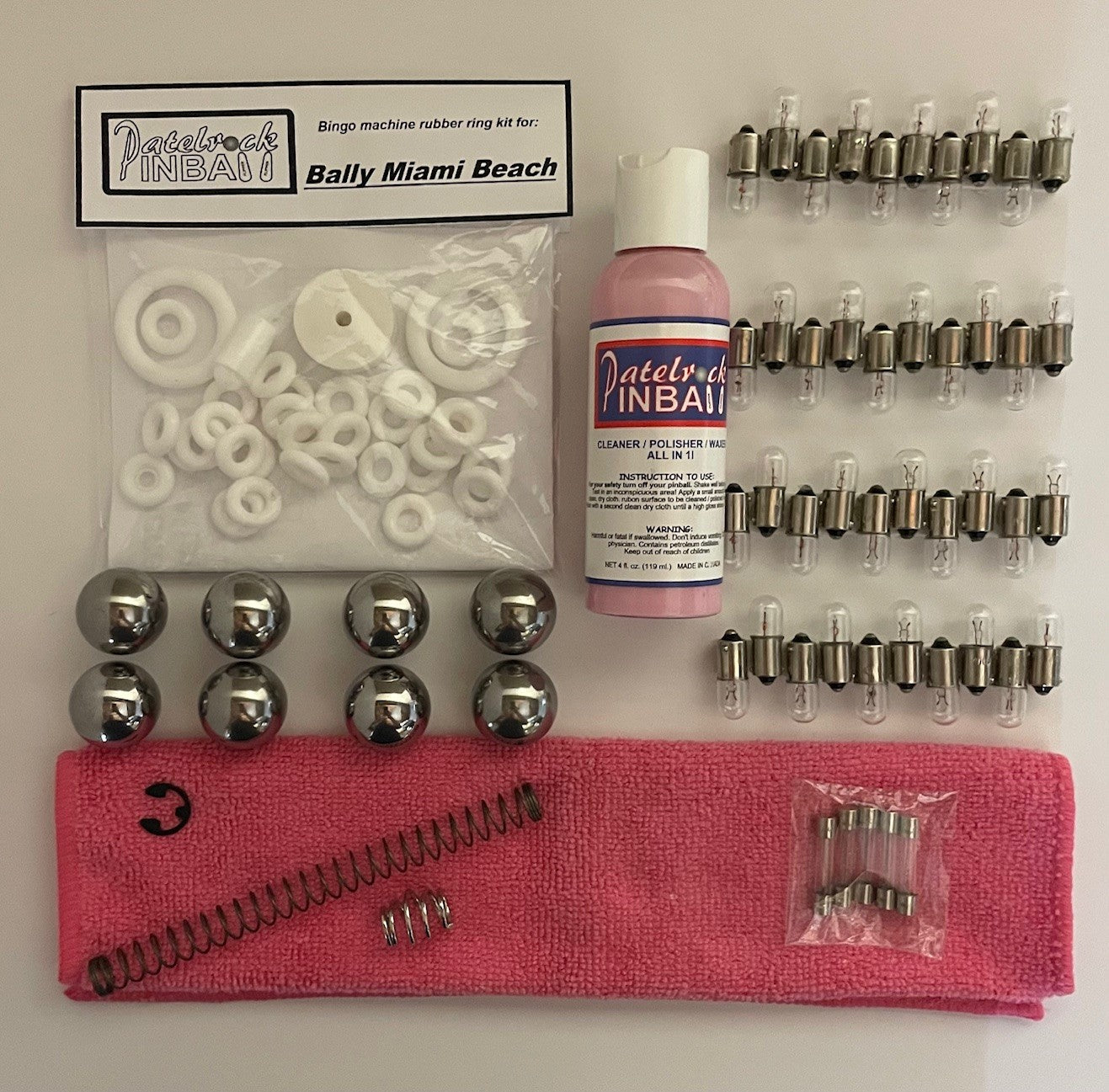 Bally Miami Beach Bingo Machine Maintenance Kit