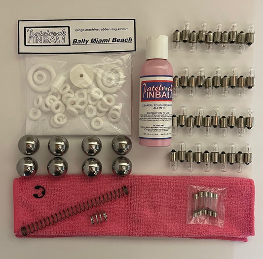 Bally Miami Beach Bingo Machine Maintenance Kit