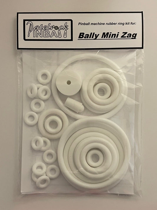 Bally MiniZag | Mini Zag Pinball Machine Rubber Ring Kit
