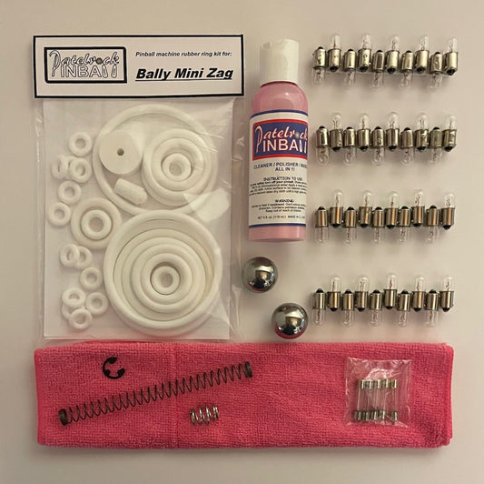 Bally MiniZag / Mini Zag Pinball Machine Maintenance Kit