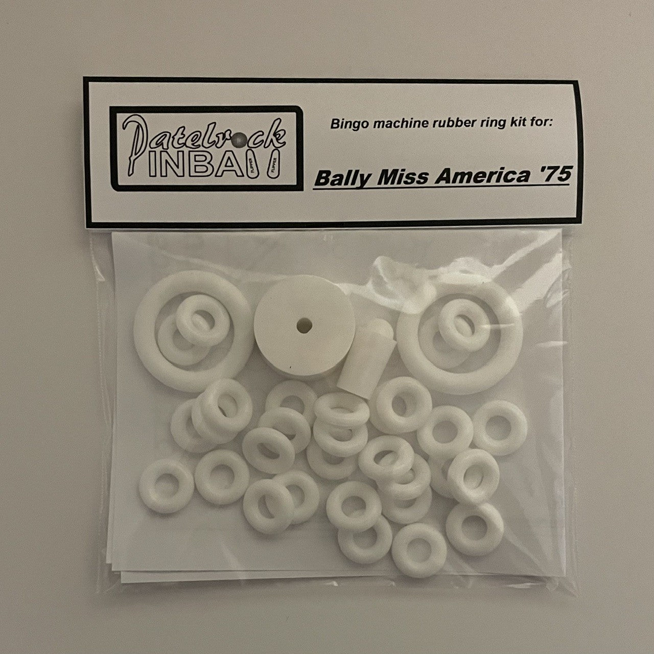 Bally Miss America 75 Bingo Machine Rubber Ring Kit