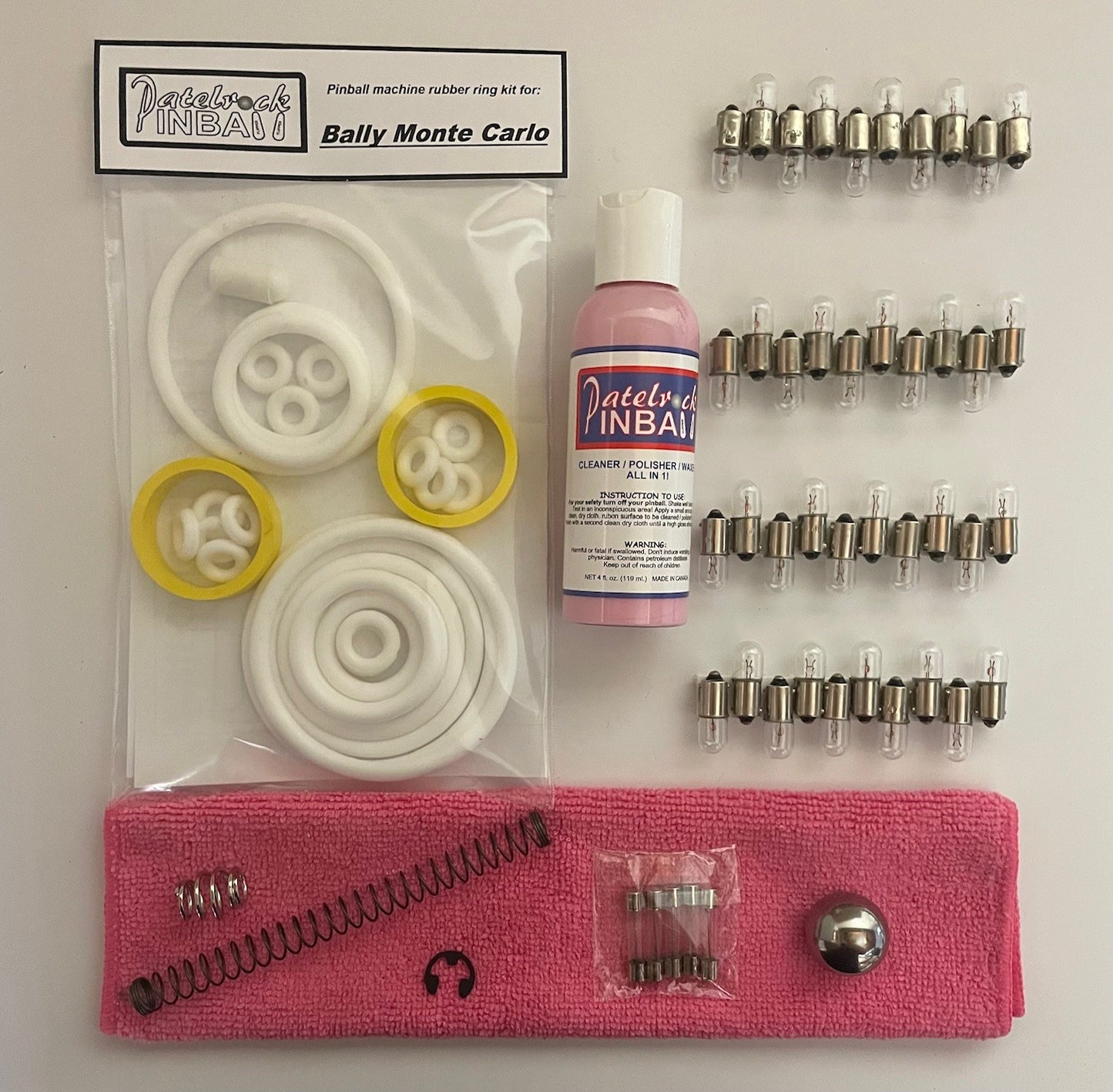 Bally Monte Carlo Pinball Machine Maintenance Kit