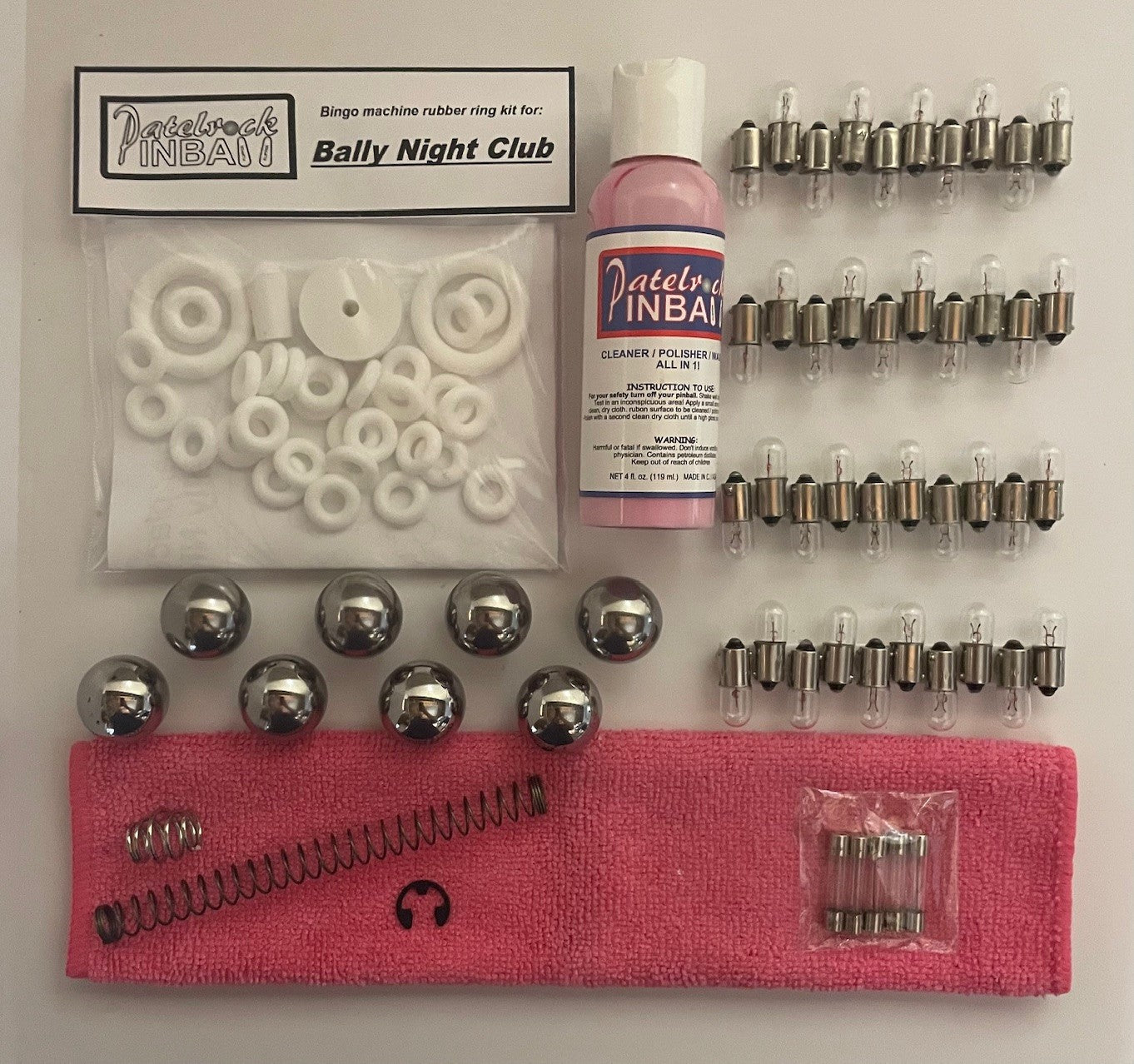 Bally Night Club Bingo Machine Maintenance Kit