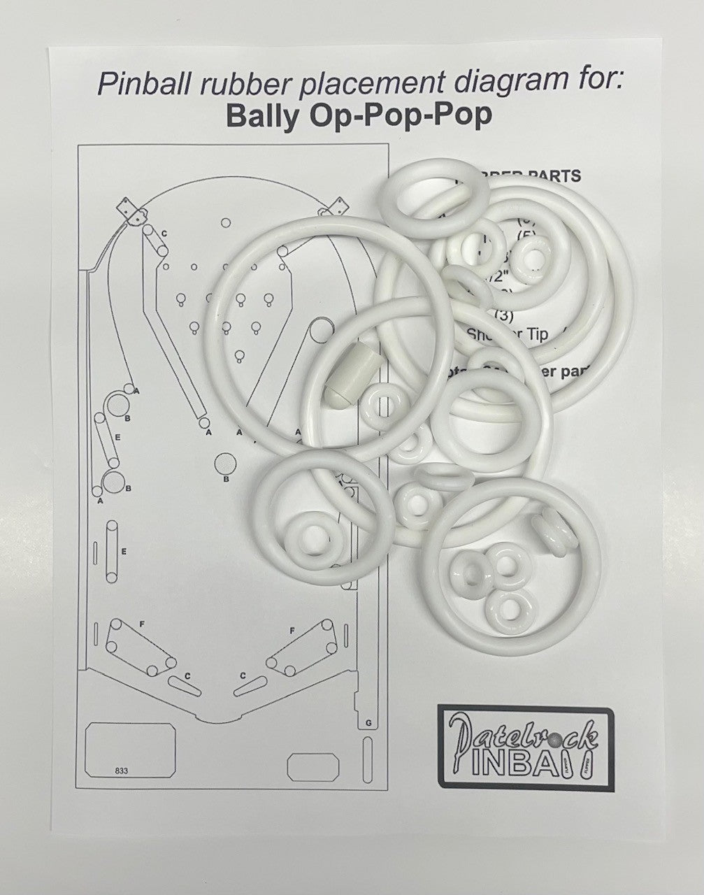 Bally Op-Pop-Pop Pinball Machine Maintenance Kit
