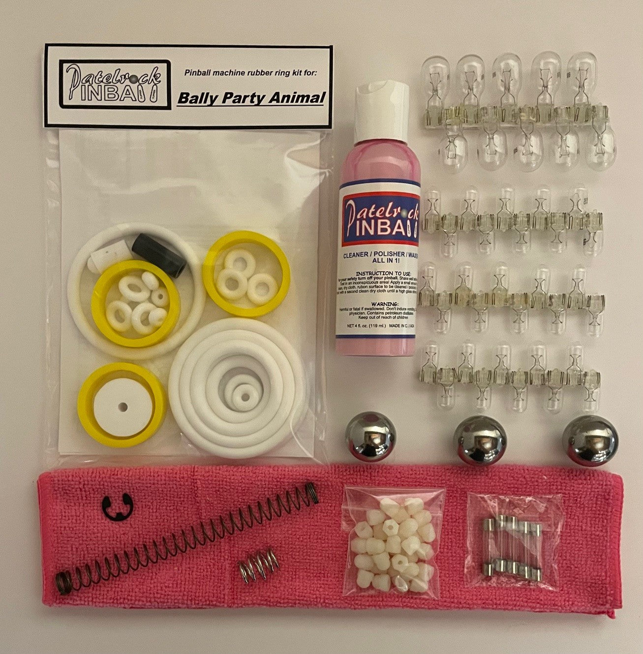 Bally Party Animal Pinball Machine Maintenance Kit