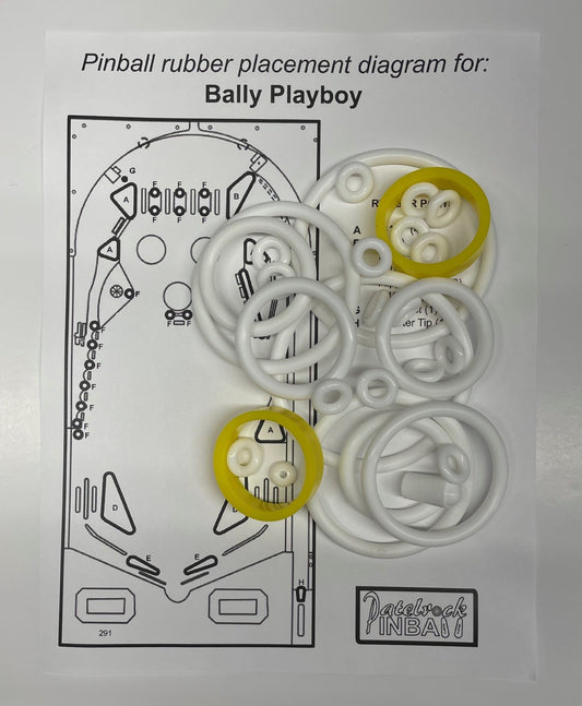 Bally Playboy Pinball Machine Rubber Ring Kit