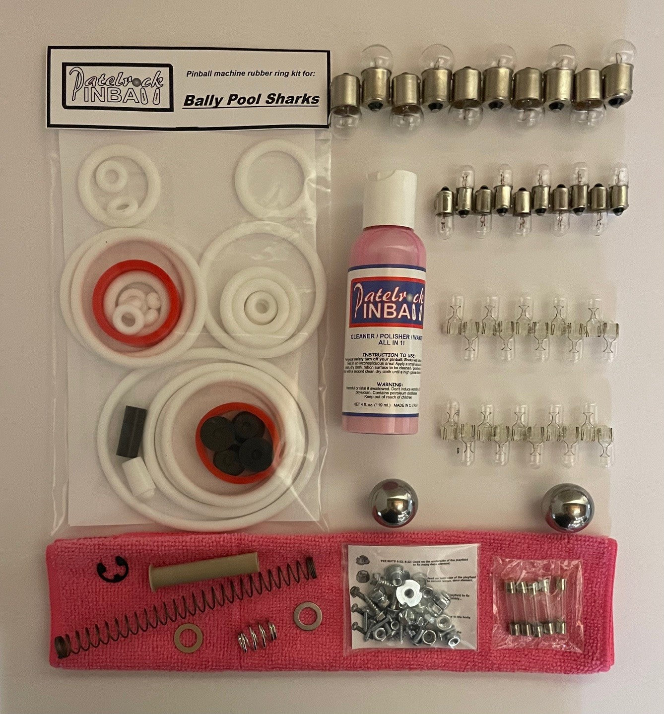 Bally Pool Sharks Pinball Machine Maintenance Kit