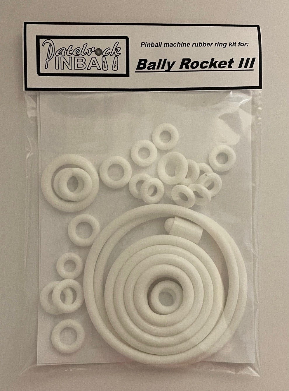 Bally Rocket III Pinball Machine Rubber Ring Kit