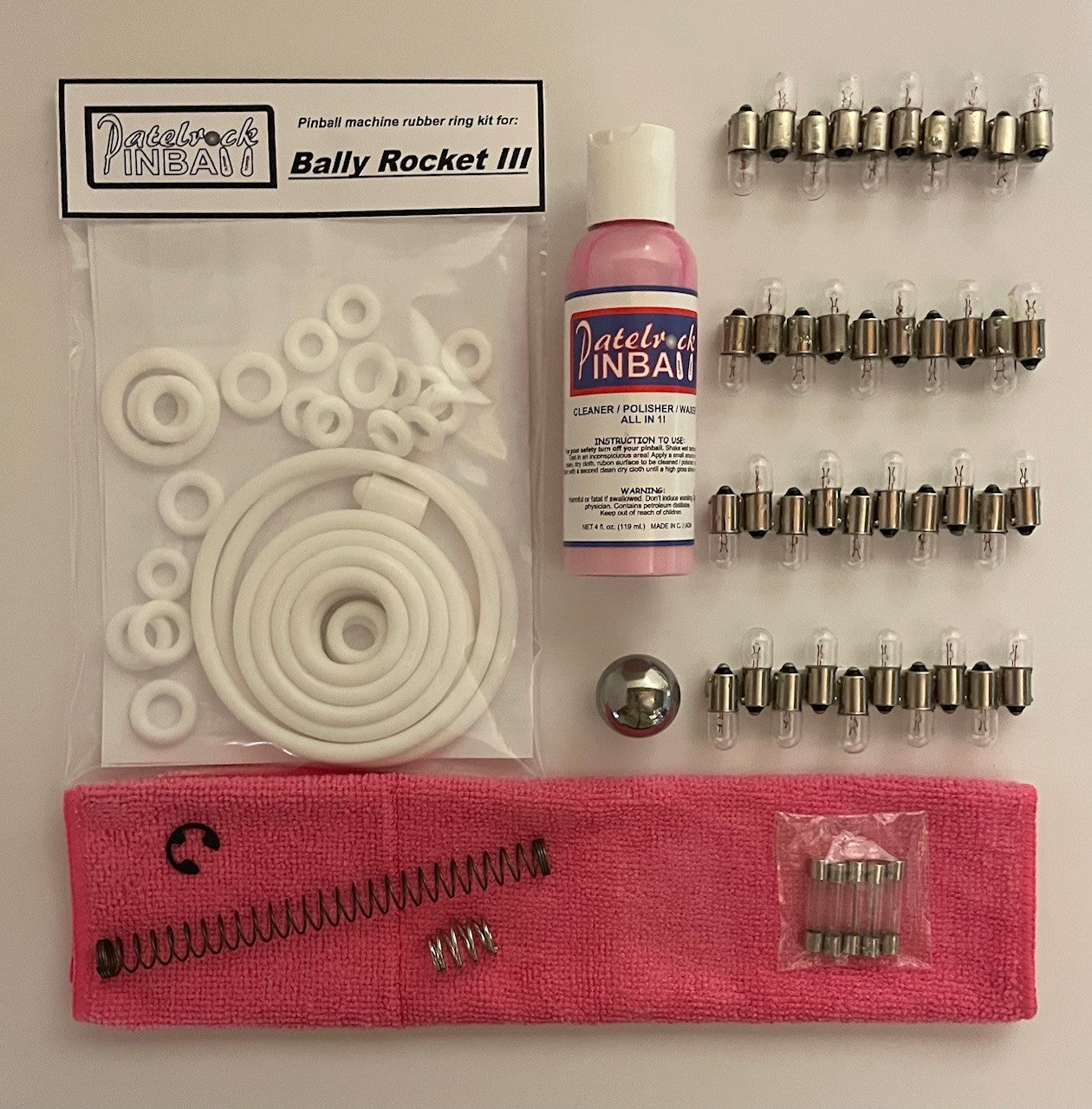 Bally Rocket III Pinball Machine Maintenance Kit
