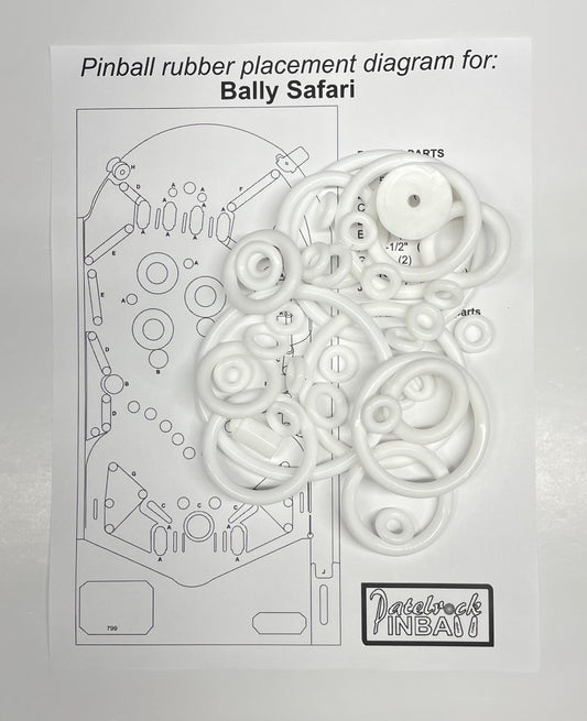 Bally Safari Pinball Machine Maintenance Kit