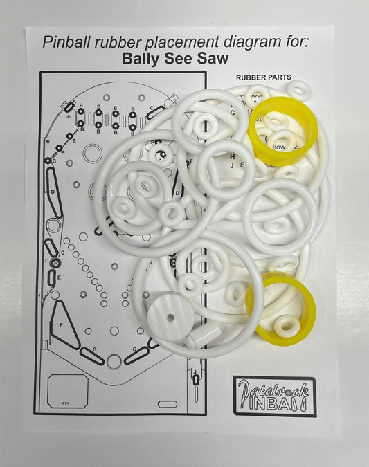 Bally See Saw Pinball Machine Maintenance Kit