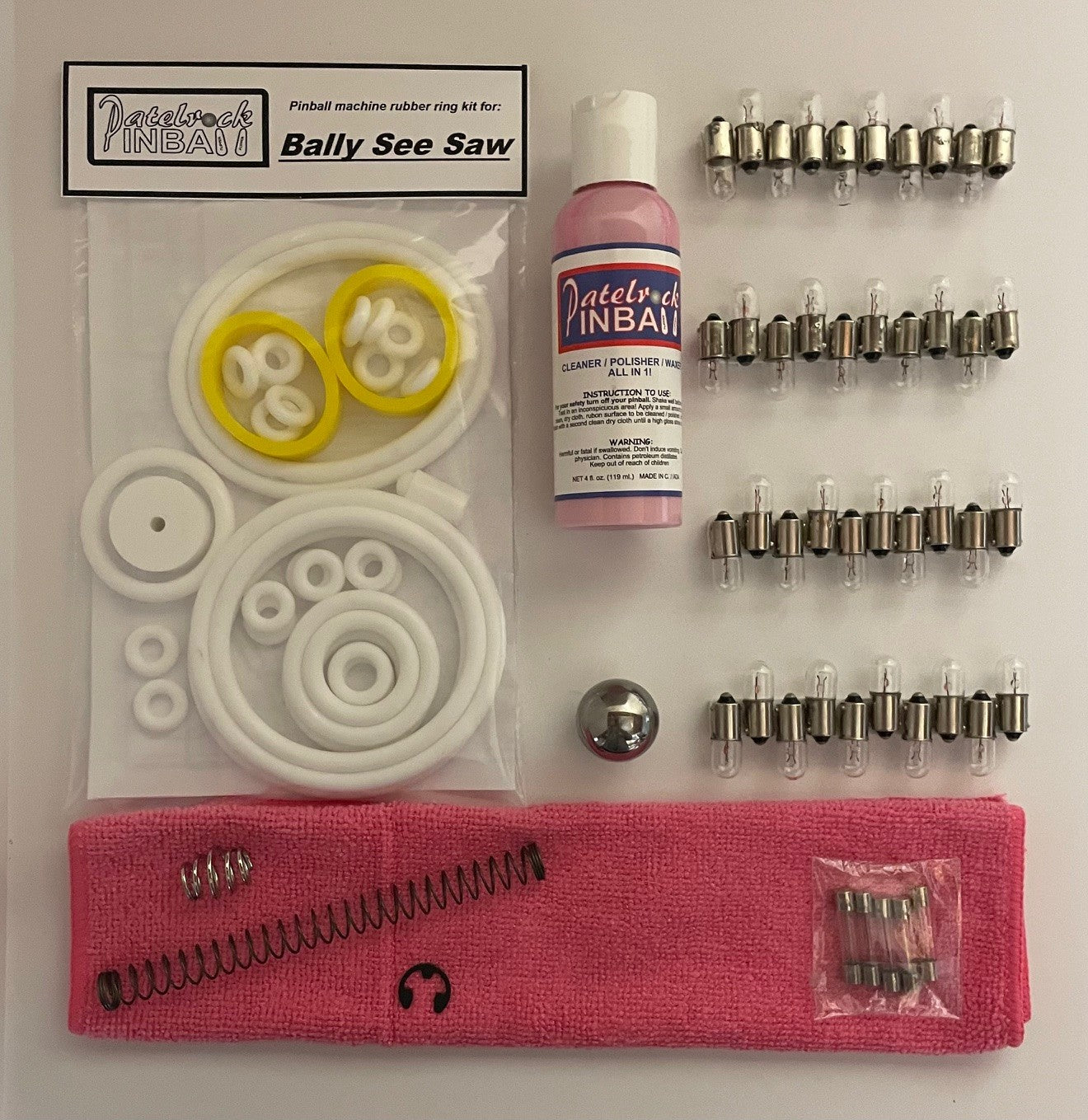Bally See Saw Pinball Machine Maintenance Kit