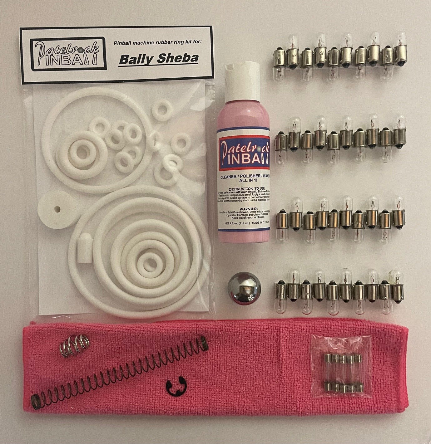 Bally Sheba Pinball Machine Maintenance Kit