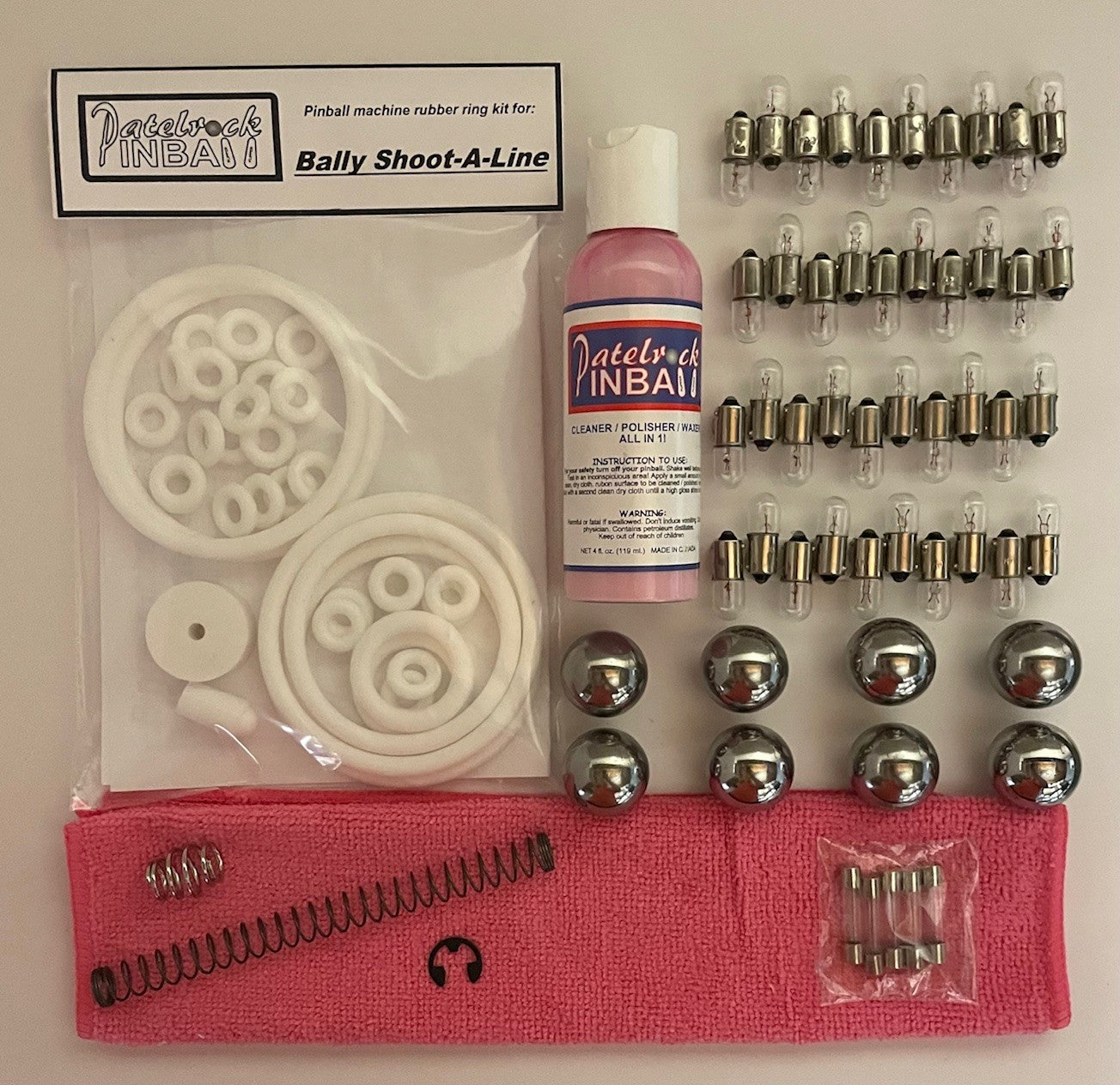 Bally Shoot A Line Bingo Machine Maintenance Kit
